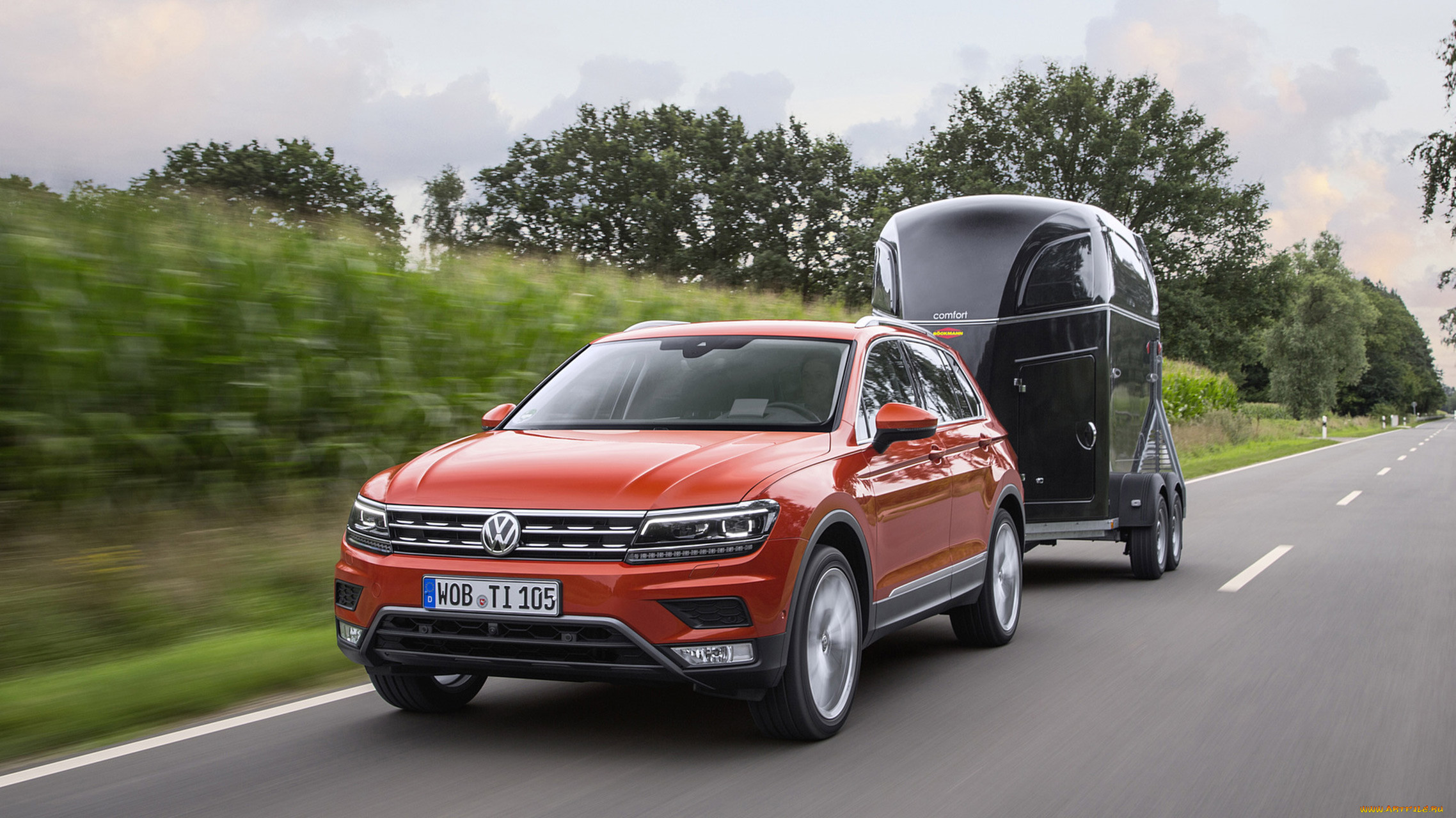 volkswagen tiguan with a trailer 2017, , volkswagen, tiguan, trailer, 2017